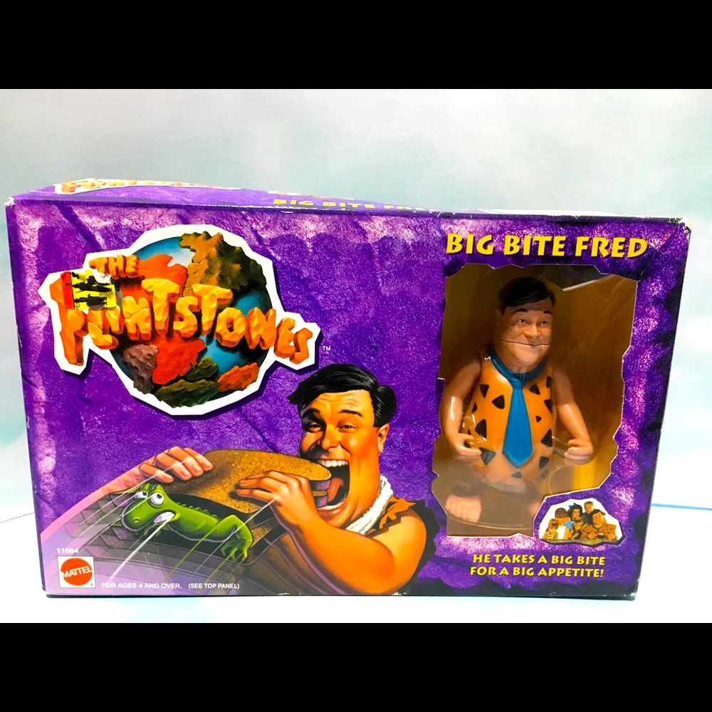 THE FLINTSTONES NWT BIG BITE FRED w/Sealed Box
